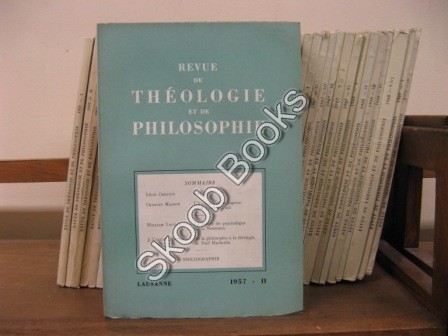 Image for Revue de Theologie et de Philosophie; 1957, II Revue de Theologie et de Philosophie; 1957, II