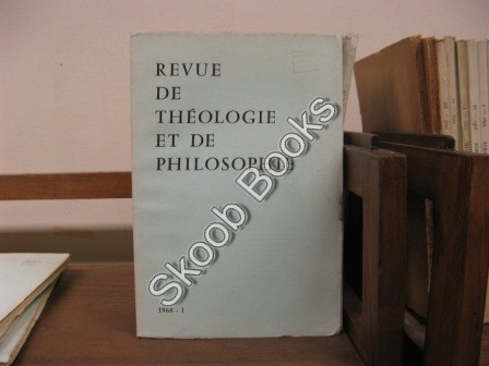 Revue de Theologie et de Philosophie; 1968, I