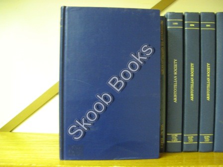 The Aristotelian Society: Supplementary Volume XLI: 1967