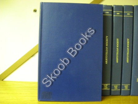 The Aristotelian Society: Supplementary Volume XLII: 1968