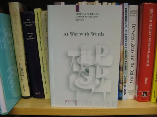 At War with Words (Language, Power, and Social Process, 10)