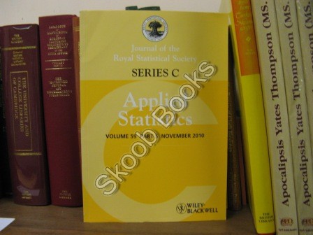 Image for Journal of the Royal Statistical Society: Series C: Applied Statistics: Volume 59, Part 5, November 2010 Journal of the Royal Statistical Society: Series C: Applied Statistics: Volume 59, Part 5, November 2010