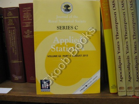 Journal of the Royal Statistical Society: Series C: Applied Statistics: Volume 62, Part 4, August 2013