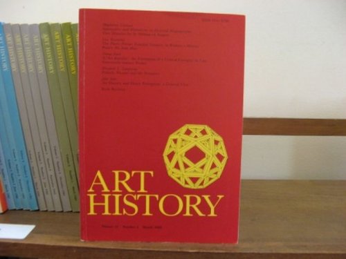 Art History; Volume 12, Number 1, March 1989