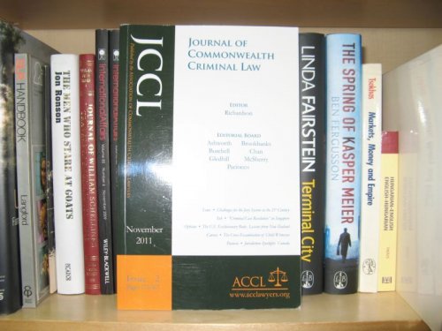 Journal of Commonwealth Criminal Law: November 2011, Issue 2, Pages 175 - 367