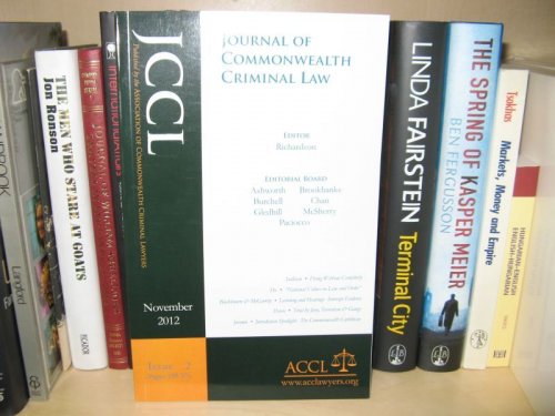 Journal of Commonwealth Criminal Law: November 2012, Issue 2, Pages 199 - 376