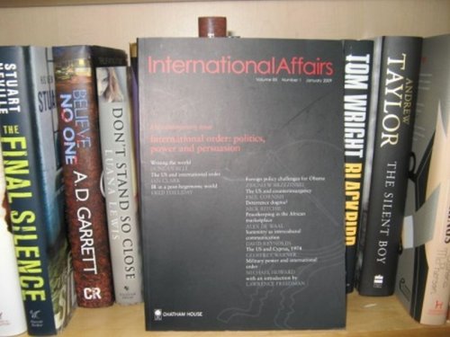 International Affairs Volume 85, Number 1, January 2009