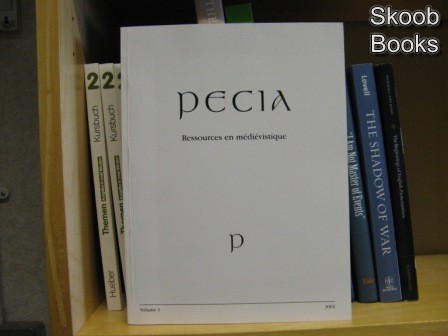Pecia : Ressources en Medievistique, Volume 1