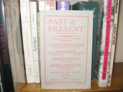 Past and Present: A Journal of Historical Studies: Number 92, August 1981