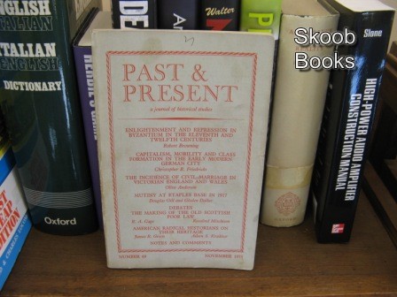 Past and Present: A Journal of Historical Studies: Number 69, November 1975