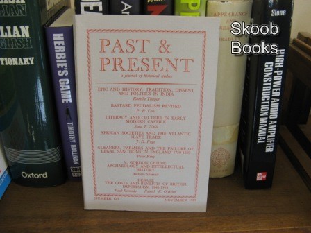 Past and Present: A Journal of Historical Studies: Number 125, November 1989