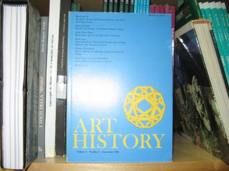 Image for Art History: Volume 4, Number 3, September 1981 Art History: Volume 4, Number 3, September 1981