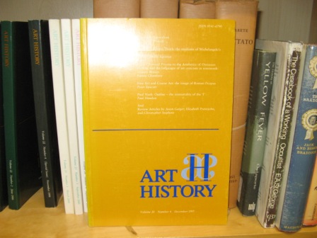 Art History: Journal of the Association of Art Historians, Volume 20, Number 4, December 1997