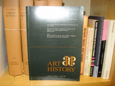 Art History: Journal of the Association of Art Historians, Volume 22, Number 1, March 1999