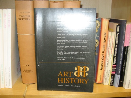 Art History: Journal of the Association of Art Historians, Volume 22, Number 4, November 1999