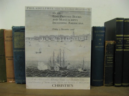 Fine Printed Books and Manuscripts including Americana; Friday 5 December 2008, New York