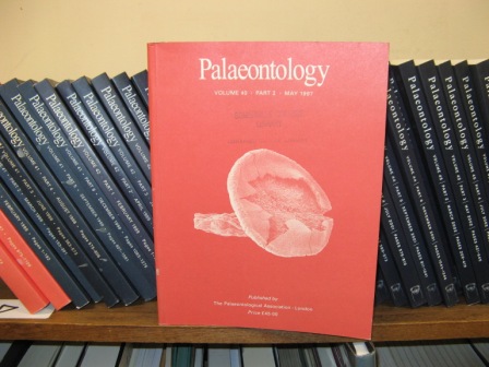 Palaeontology; Volume 40, Part 2, May 1997