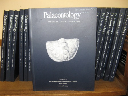 Palaeontology; Volume 42, Part 4, August 1999