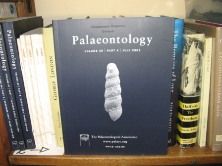 Palaeontology; Volume 45, Part 4, July 2002
