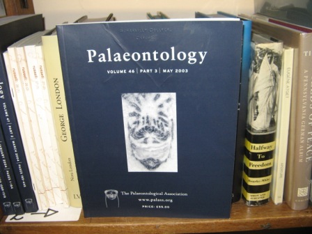 Palaeontology; Volume 46, Part 3, May 2003