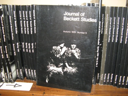 Journal of Beckett Studies; Autumn 1979, Number 5