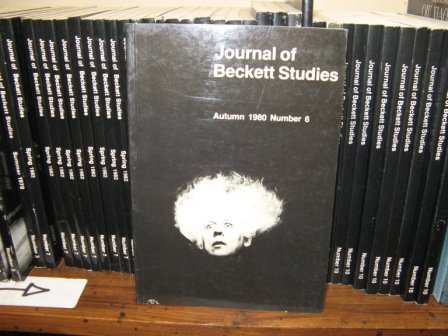 Journal of Beckett Studies; Autumn 1980, Number 6
