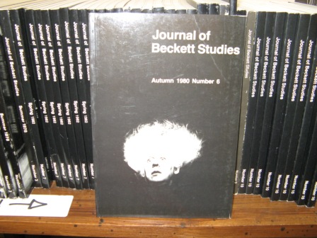 Journal of Beckett Studies; Autumn 1980, Number 6