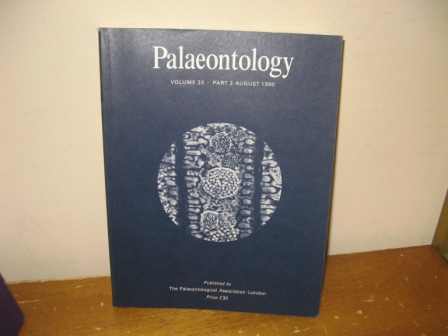 Palaeontology: Volume 33, Part 3, August 1990