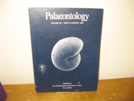 Palaeontology: Volume 35, Part 3, August 1992