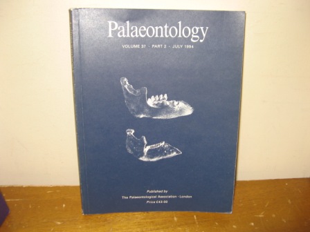 Palaeontology: Volume 37, Part 2, July 1994