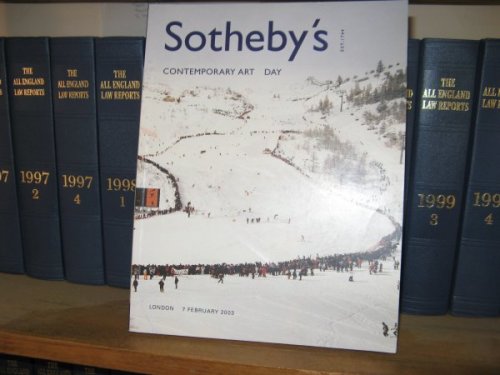 Contemporary Art, Day; London, 7 February 2003