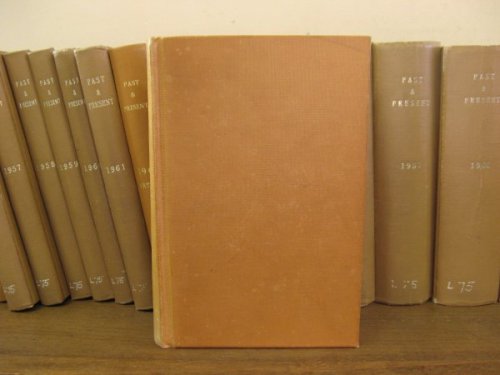 Past & Present: A Journal of Historical Studies; 1978