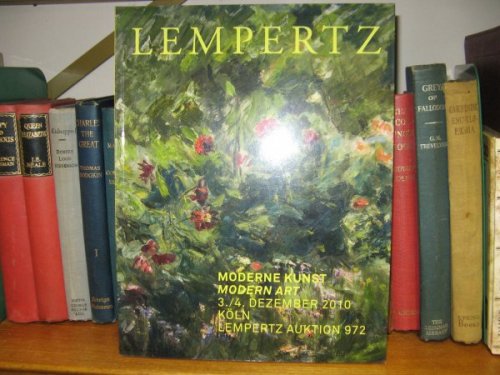 Lempertz Auction 972: Modern Kunst; Koln, 3-4 Dezember 2010