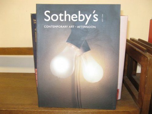 Contemporary Art Part Two Afternoon, 16 May 2001