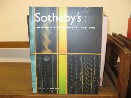 Impressionist & Modern Art Part Two, 27 June 2001