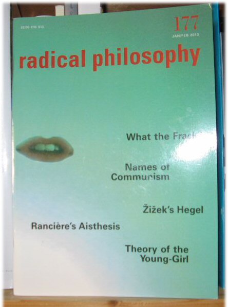 Radical Philosophy 177: Jan/Feb 2013
