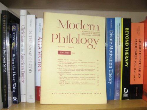 Modern Philology: Volume 66, Number 2, November 1968
