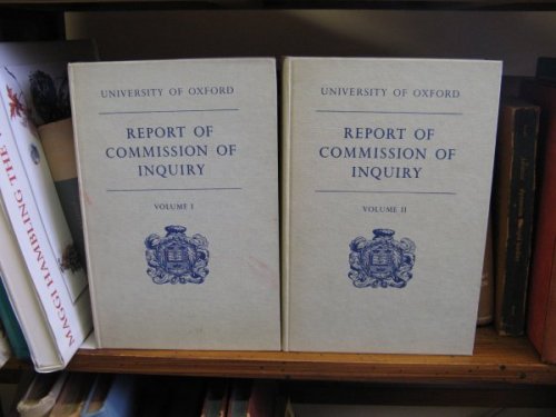 Report of Commission of Inquiry; Volume I-II