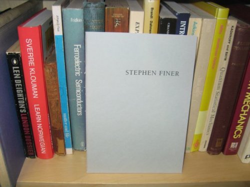 Stephen Finer: 2nd - 27th May 1995