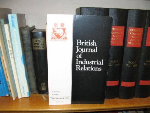 British Journal of Industrial Relations: Volume 32, Number 3, September 1994