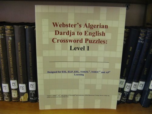Webster's Algerian Dardja to English Crossword Puzzles: Level 1