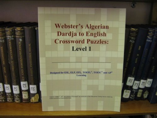 Webster's Algerian Dardja to English Crossword Puzzles: Level 1