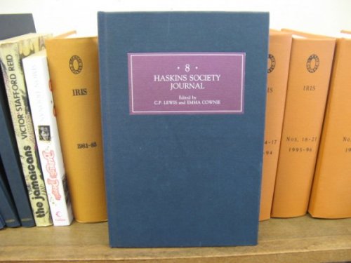 Haskins Society Journal, Volume 8