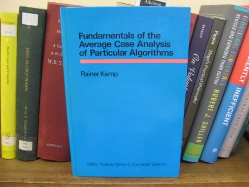Fundamentals of the Average Case Analysis of Particular Algorithms