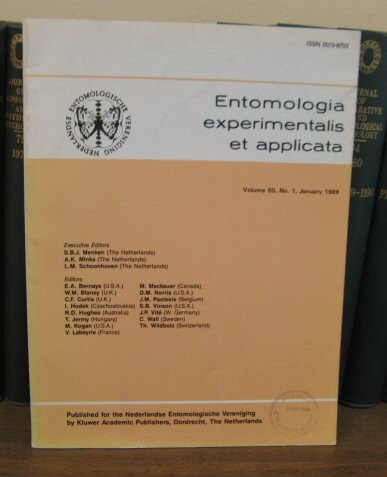 Entomologia Experimentalis et Applicata; Volume 50, No. 1, January 1989