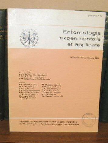 Entomologia Experimentalis et Applicata; Volume 50, No. 2, February 1989