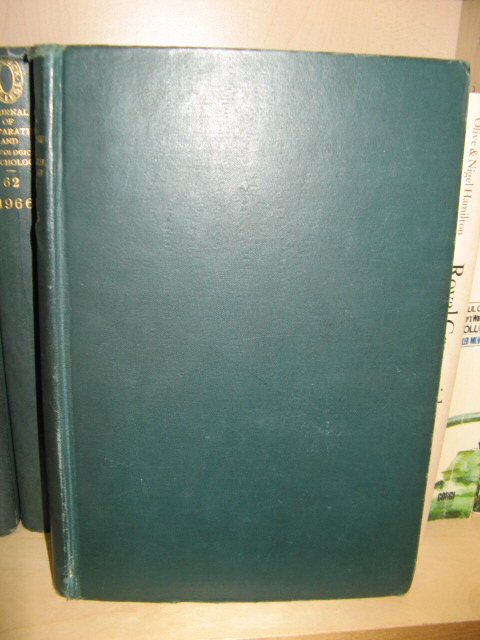 Journal of Comparative and Physiological Psychology: Volume 59, 1965