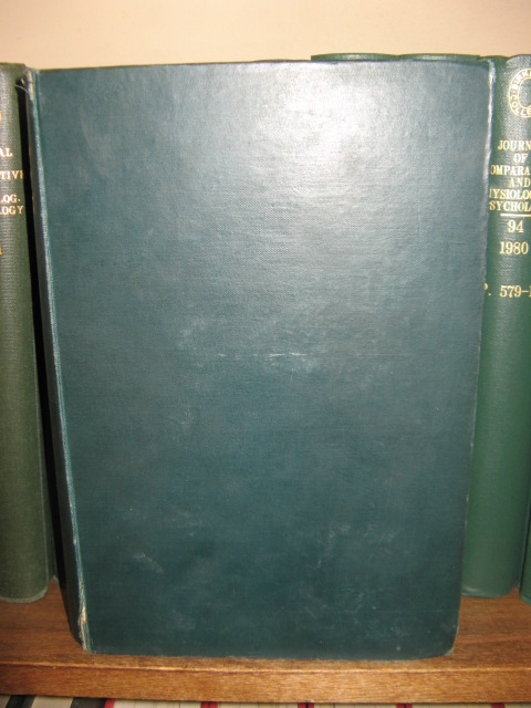 Journal of Comparative & Physiological Psychology, Volume 43, 1950