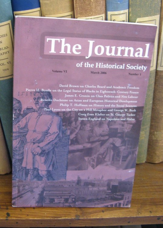 The Journal of The Historical Society; Volume VI, March 2006, Number 1