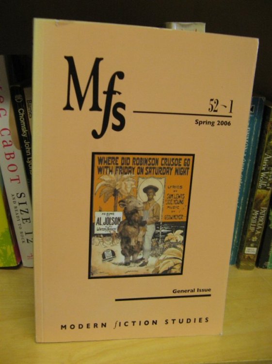 Image for Modern Fiction Studies: Volume 52, Number 1, Spring 2006 Modern Fiction Studies: Volume 52, Number 1, Spring 2006
